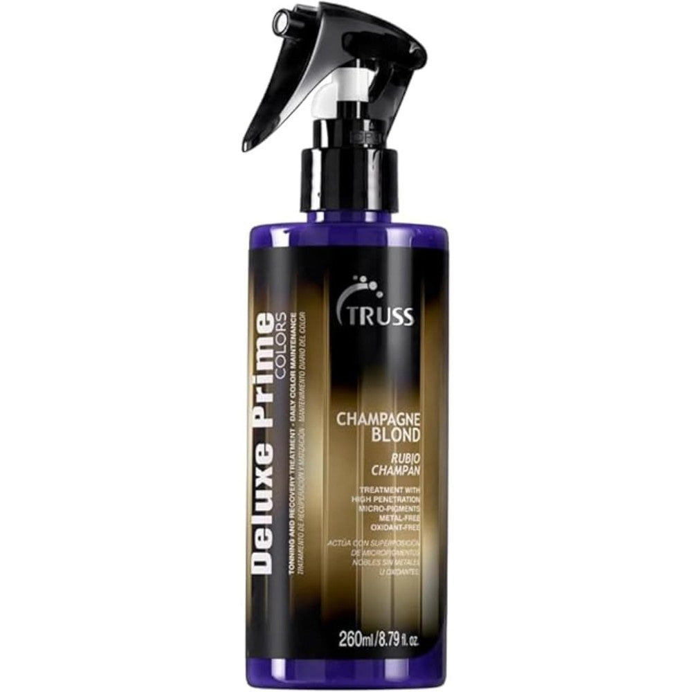 TRUSS Deluxe Prime Champagne Blonde spray front view for professional color correction