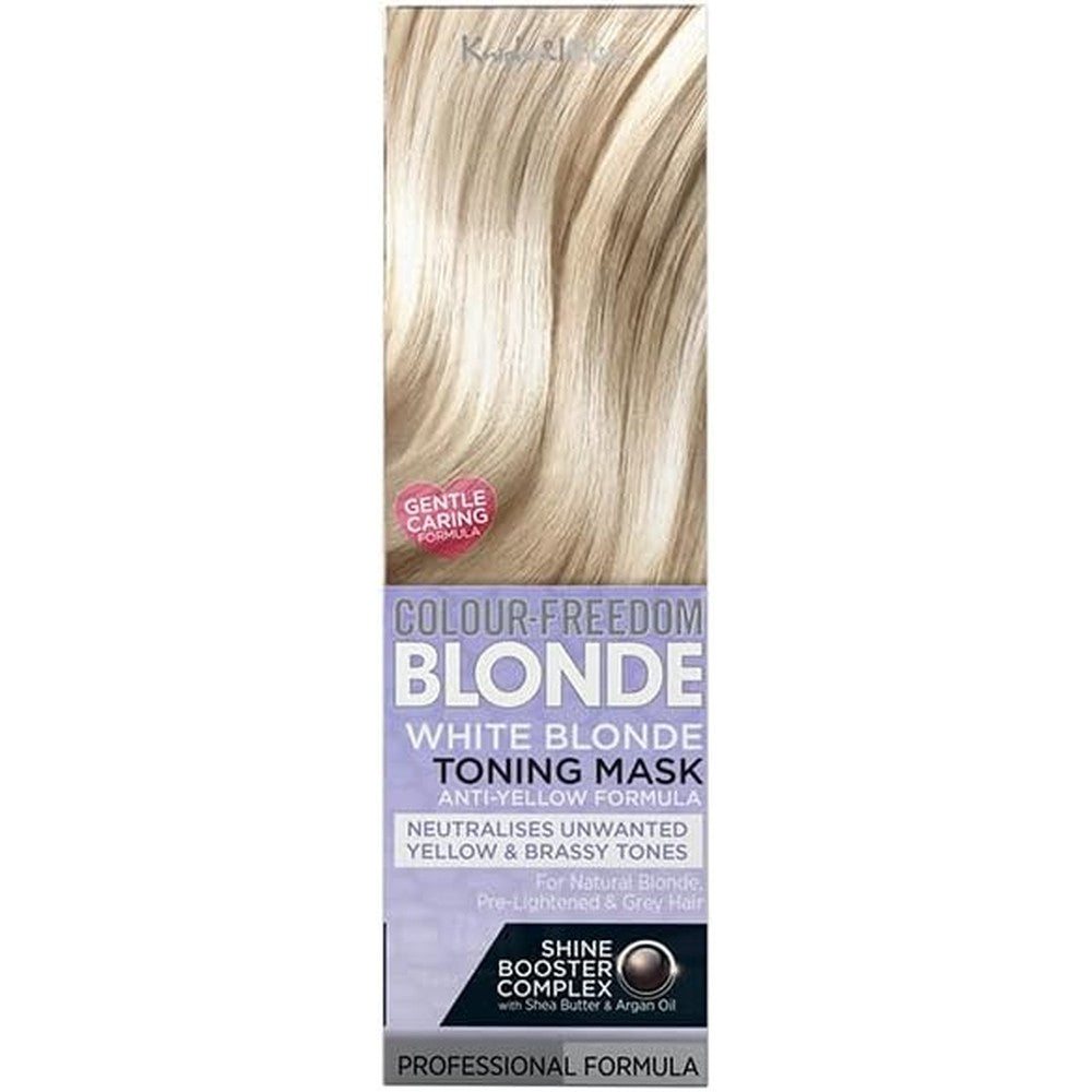 Knight and Wilson Colour Freedom White Blonde Toning Mask front view for hair color correction