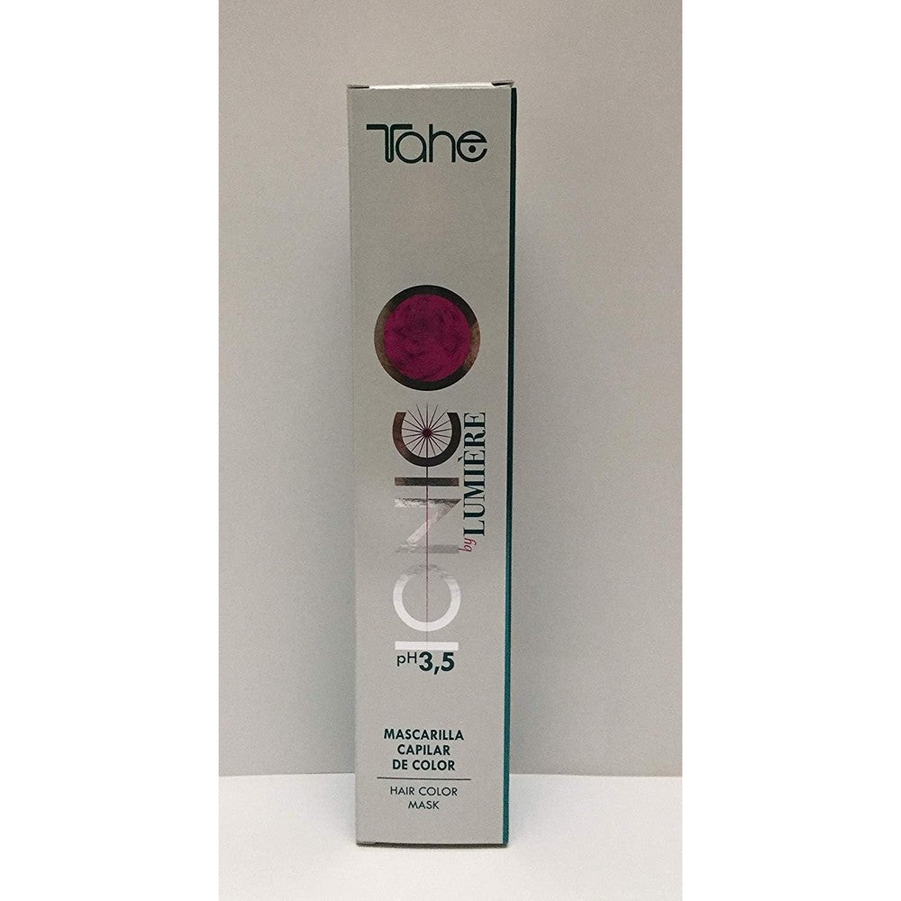 Tahe Ionic By Lumiere pH 3.5 Hair Color Mask Black front view salon hair care treatment