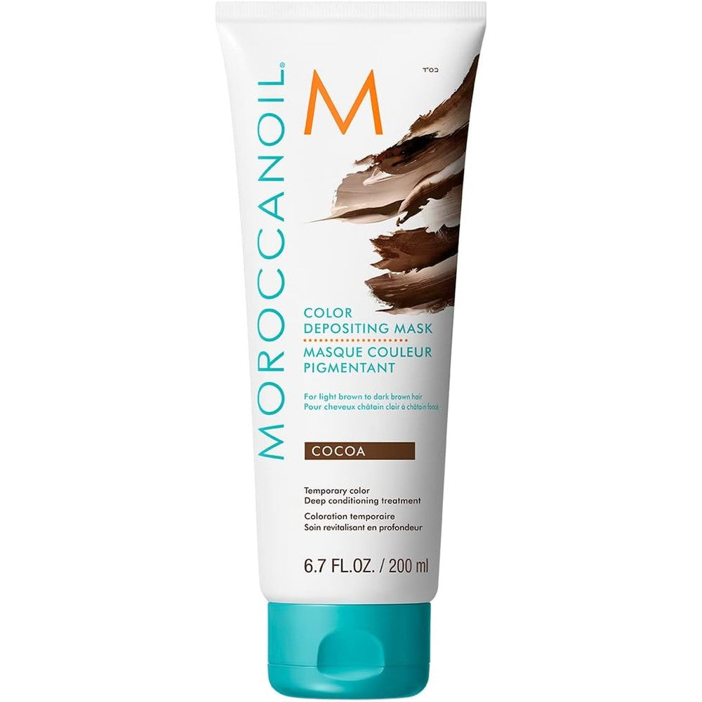 Moroccanoil Color Depositing Mask Cocoa front view tube packaging