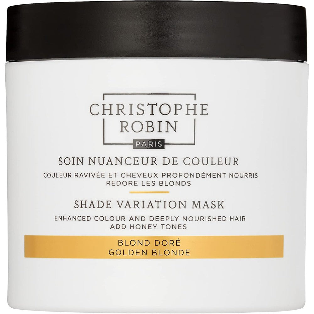Christophe Robin Shade Variation Mask Golden Blonde 250ml front view bottle