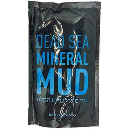 Sea of Spa Dead Sea Mud Bag 600 grams front packaging showing authentic mineral body clay product imported to India.