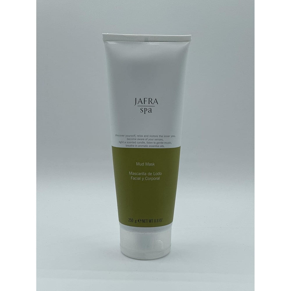 Jafra Spa Mud Mask front view of the authentic skincare tube packaging.