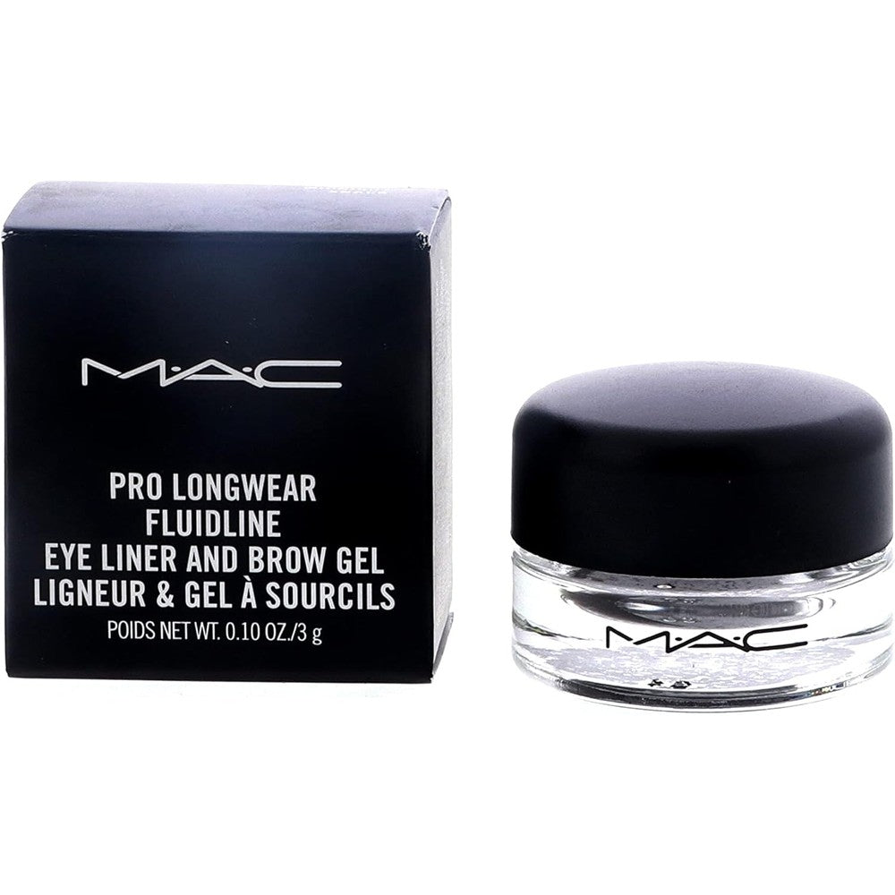 MAC Cosmetics Pro Longwear Fluidline Midnight Snack front view glass pot gel eyeliner