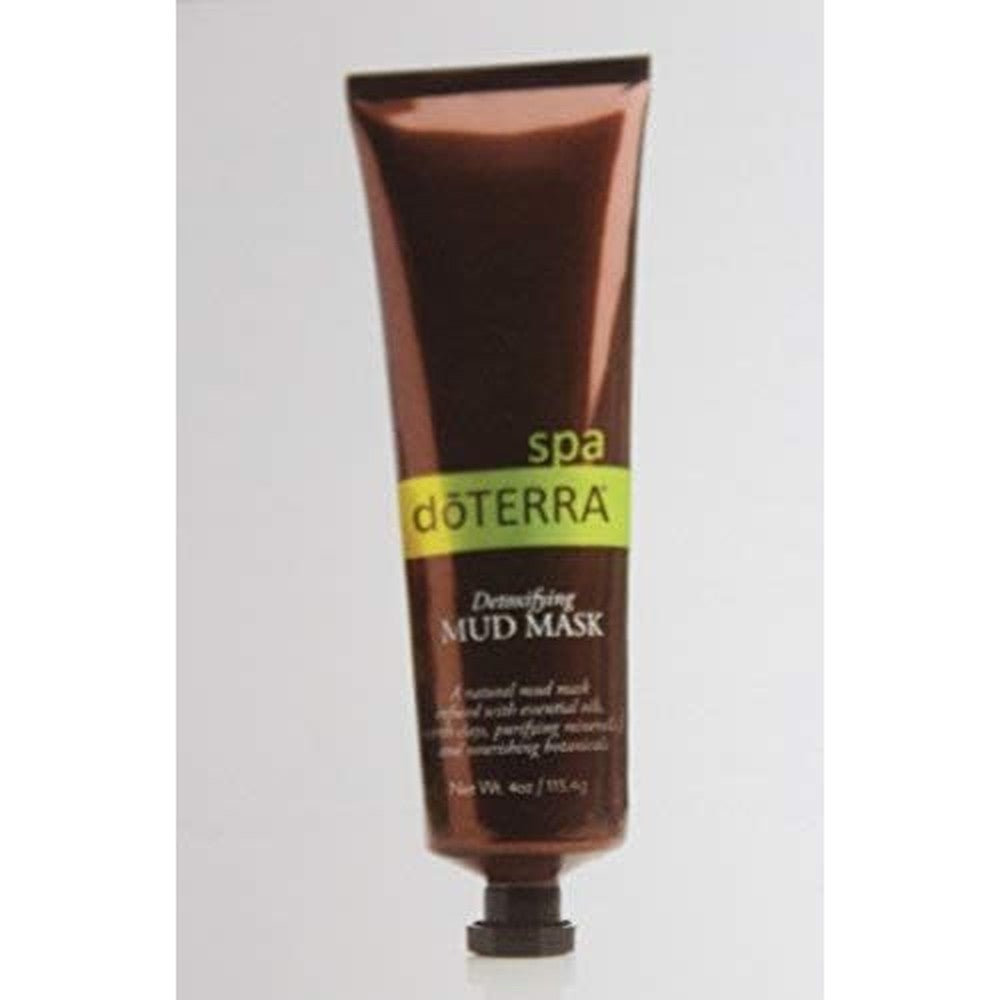 DoTerra SPA Detoxifying Mud Mask four ounce squeeze tube front view