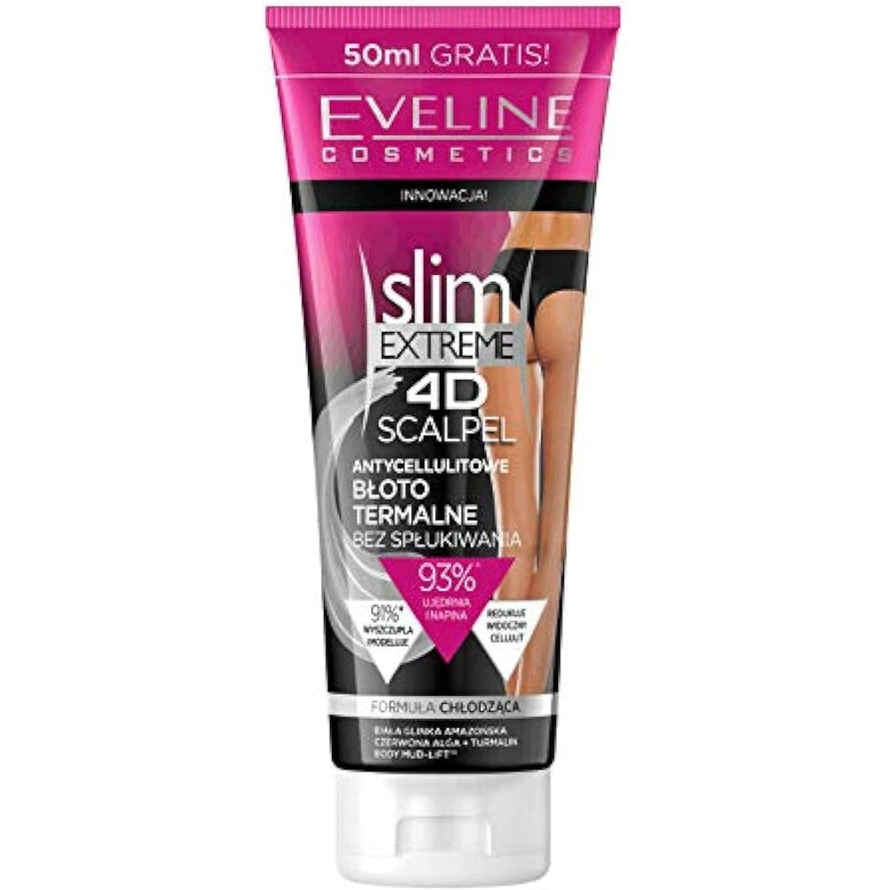 Eveline Slim Extreme 4D Scalpel Anti-Cellulite Thermal Mud tube front view