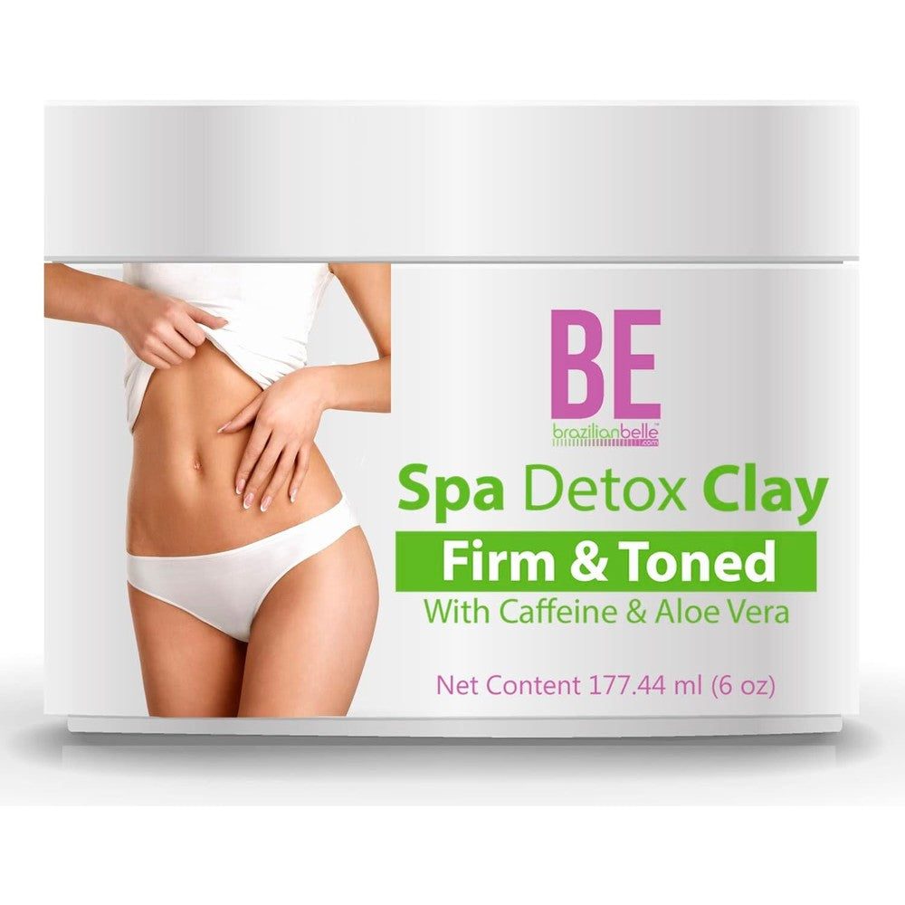 Brazilian Belle Spa Detox Body Clay 6 Ounce jar front view