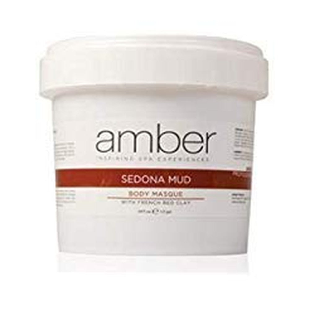 Amber Massage and Body Sedona Mud Masque front view for professional spa detoxification