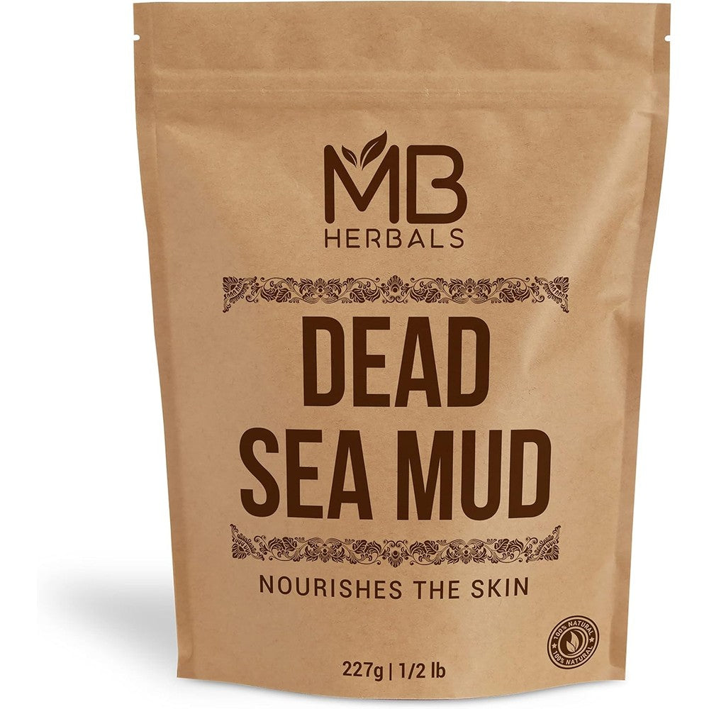 MB Herbals Dead Sea Mud 227 Grams front view packaging