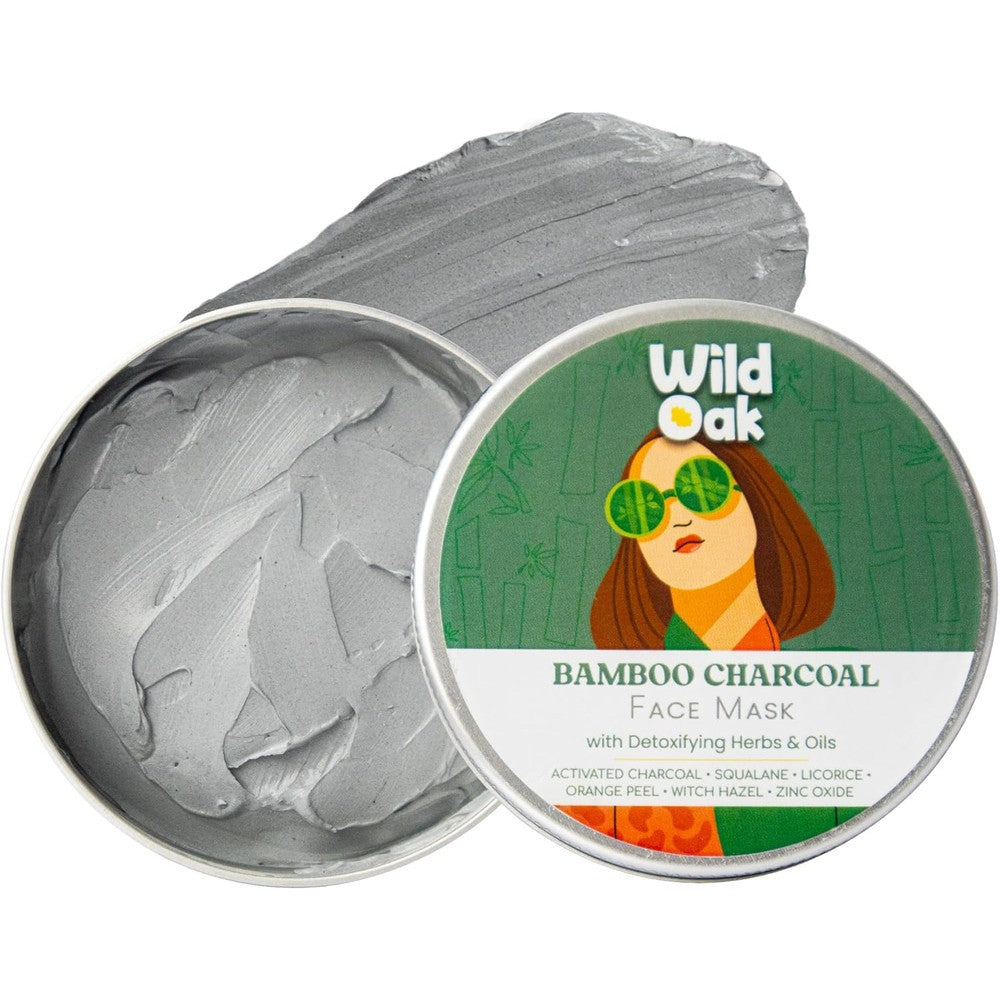 Wild Oak De Tan and Anti Acne Clay Mask front packaging view