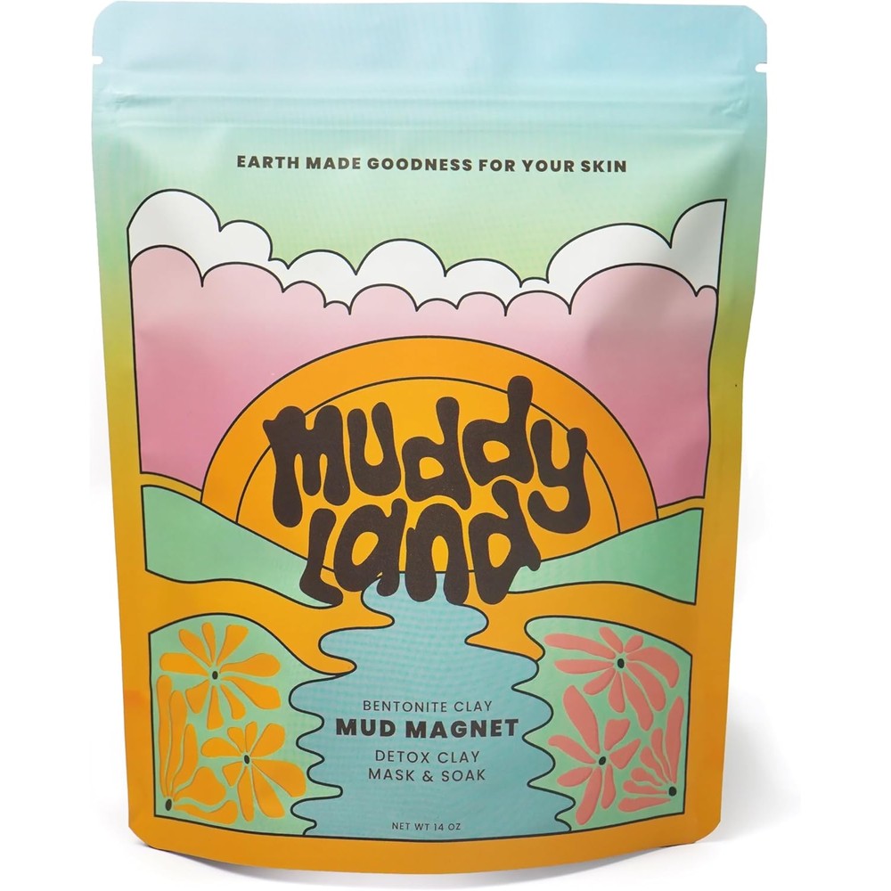 Muddyland Mud Magnet Bentonite Clay Detox Bath Soak front packaging view