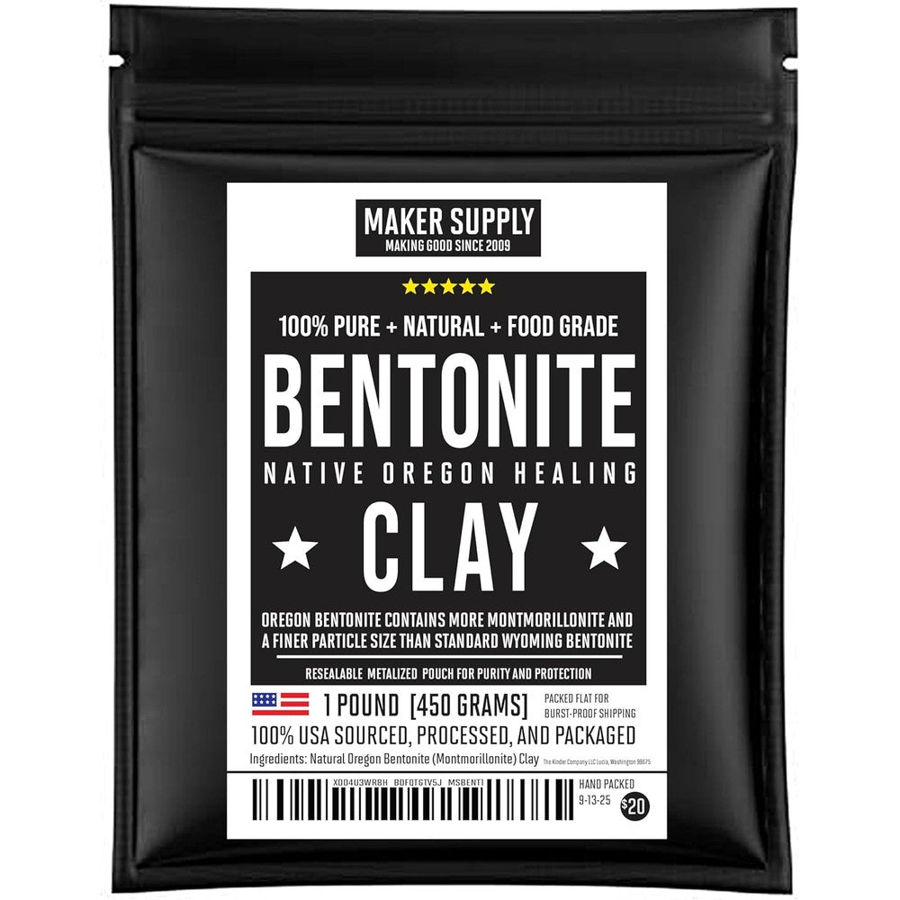 Fossil Power Bentonite Clay Food Grade Powder front view