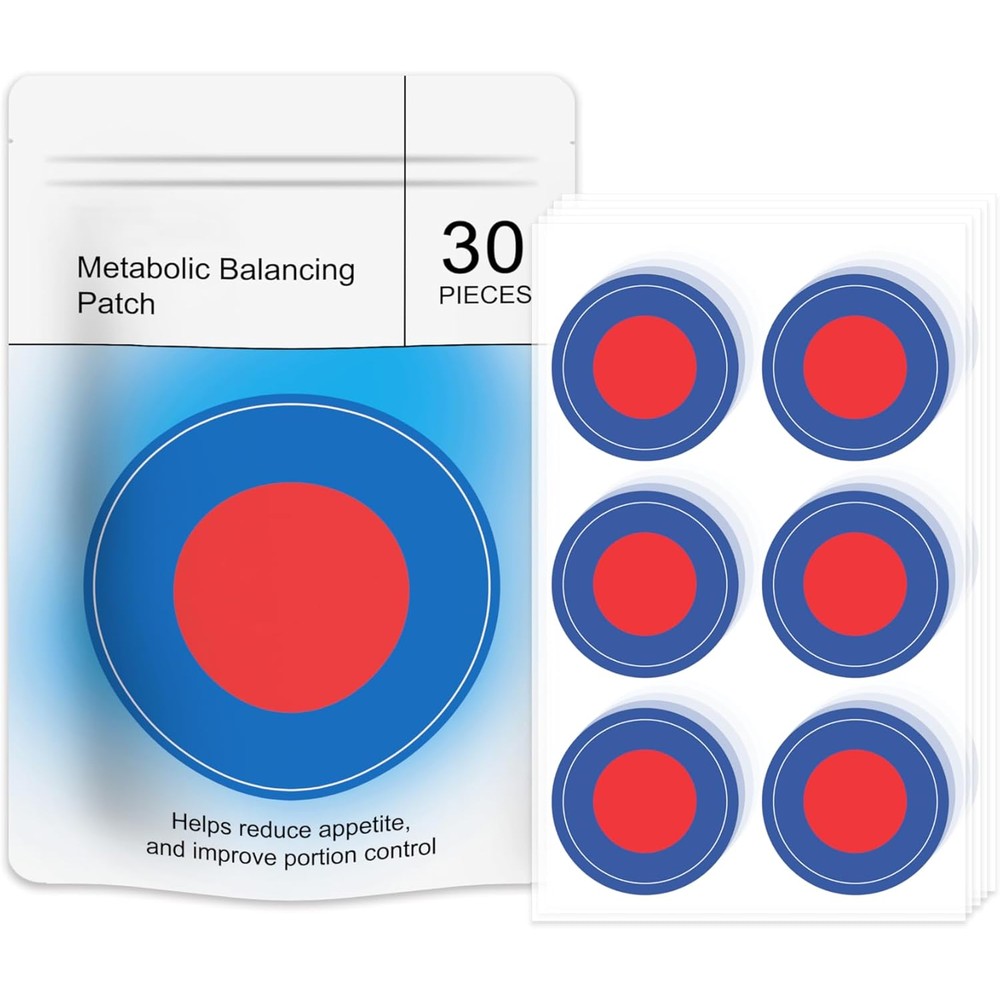 RUIHAO Body Care Patches front view packaging showing 30 count metabolic balancing plasters