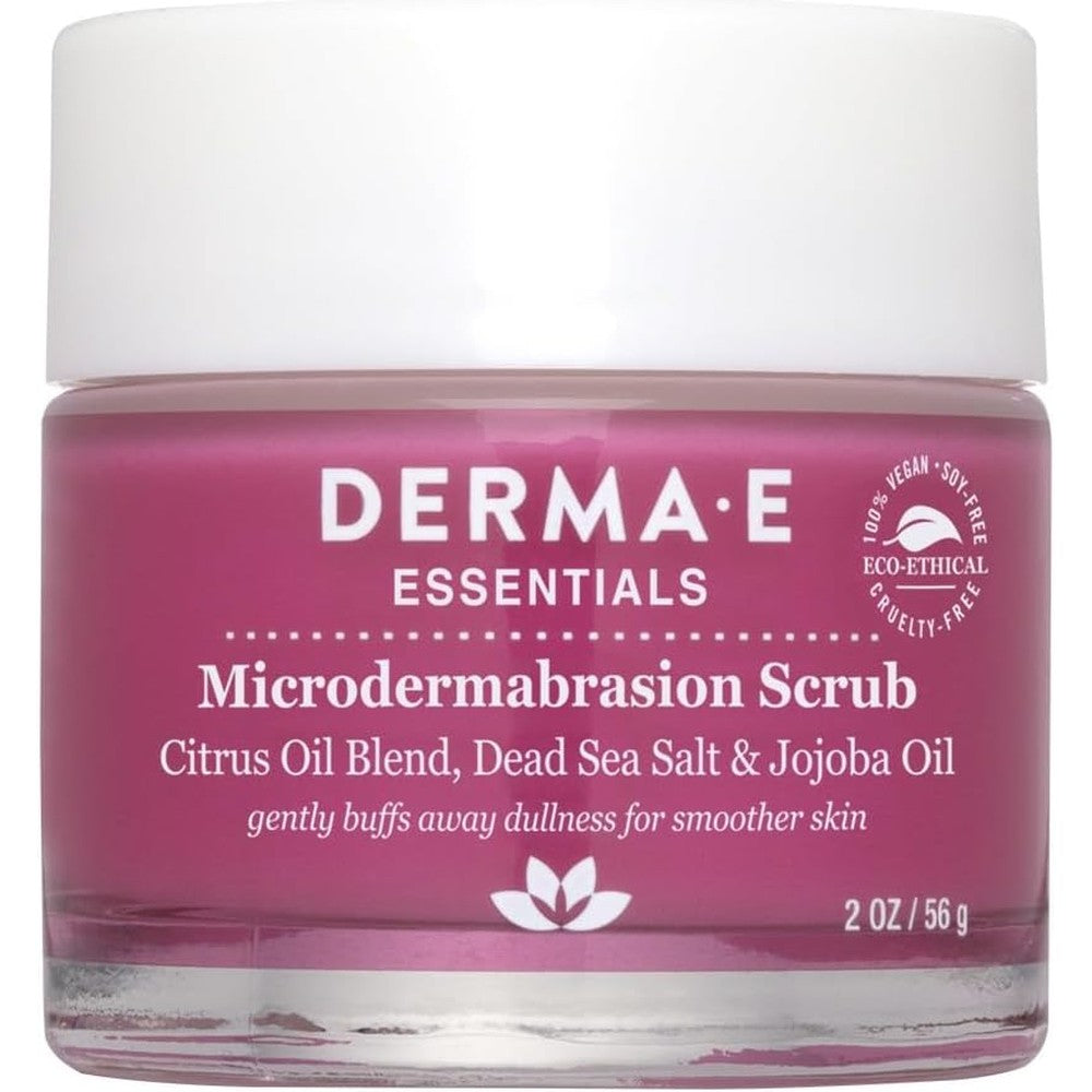 Derma E Microdermabrasion Scrub front view packaging