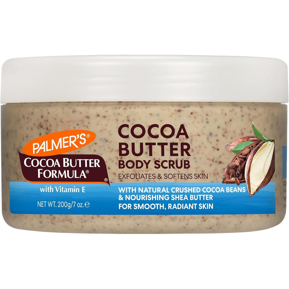Palmer's Cocoa Butter Formula Exfoliating Body Scrub jar front view