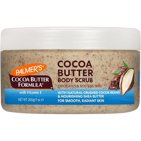 Palmer's Cocoa Butter Formula Exfoliating Body Scrub jar front view