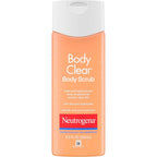 Neutrogena body clear exfoliating body scrub front view bottle