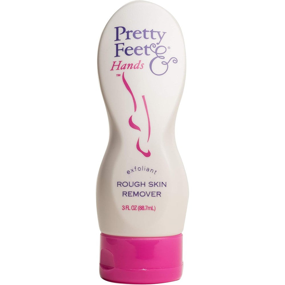 Pretty Feet And Hands Rough Skin Remover Exfoliant front view bottle packaging for dry skin care