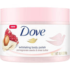 Dove exfoliating body polish front view container