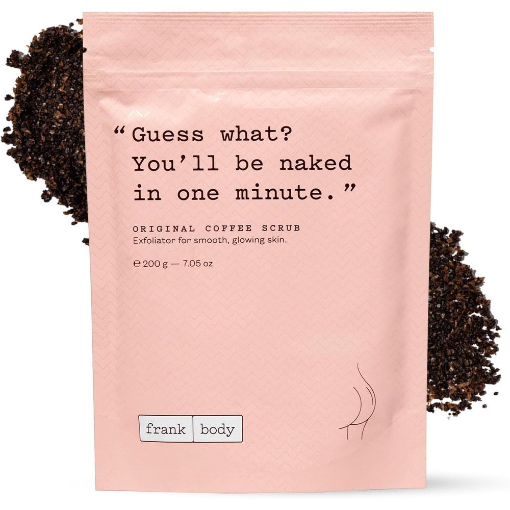 Frank Body Original Coffee Scrub front view packaging