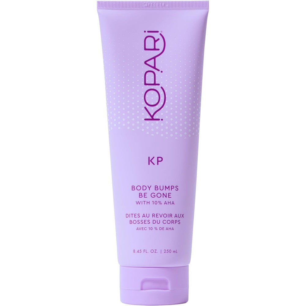 Kopari KP Body Bumps Be Gone Exfoliating Scrub bottle front view