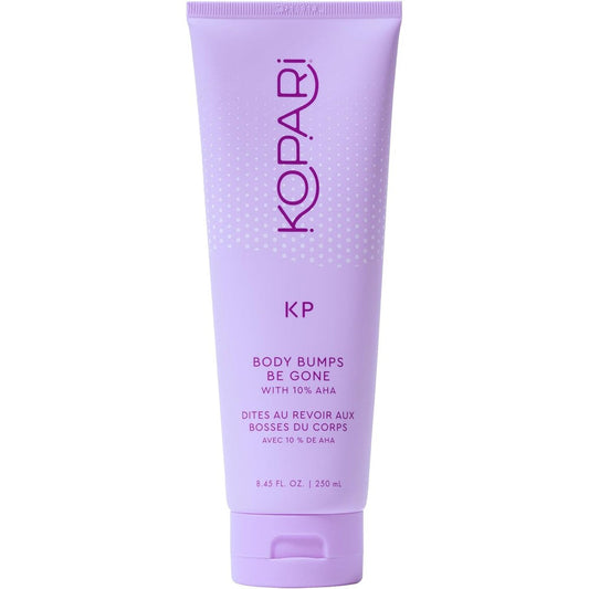 Kopari KP Body Bumps Be Gone Exfoliating Scrub bottle front view