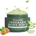 Grocerism Armpit Detox Scrub front view container packaging