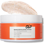 CIZ Bikini Area Exfoliating Sugar Scrub jar front view