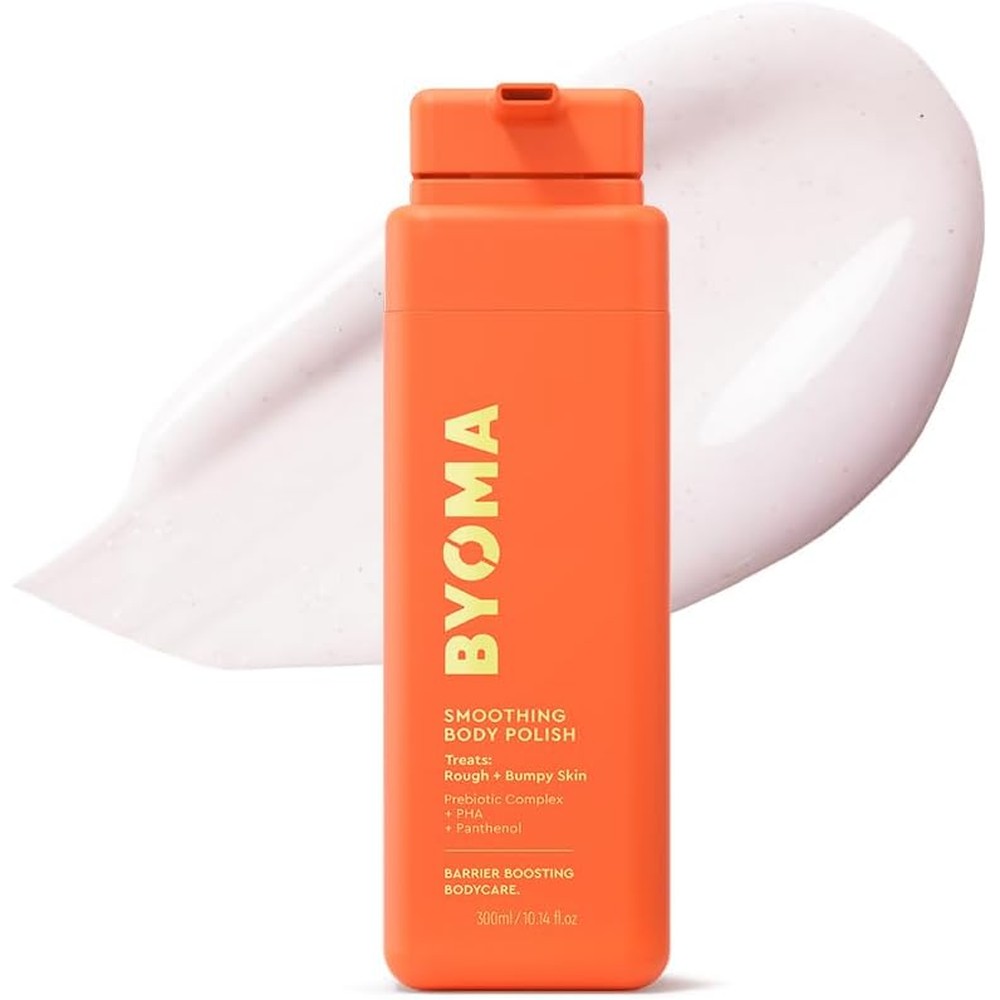 Byoma Smoothing Body Polish front view for textured skin