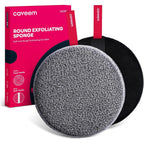 Caveem exfoliating body scrubber front view dual texture