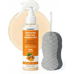 Eelhoe Keratin Care Kojic Acid Turmeric Exfoliating Body Spray front view bottle packaging