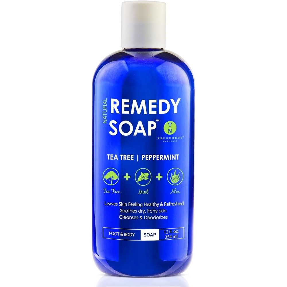Truremedy Naturals Remedy Tea Tree Oil Body Wash bottle front view