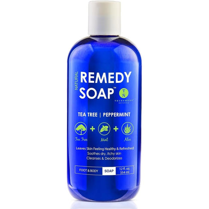 Truremedy Naturals Remedy Tea Tree Oil Body Wash bottle front view