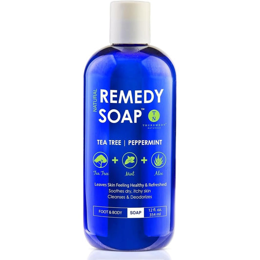 Truremedy Naturals Remedy Tea Tree Oil Body Wash bottle front view