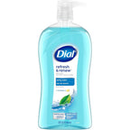 Dial spring water body wash 32 fluid ounces front view bottle