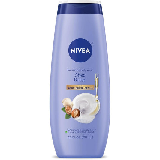 Nivea Nourishing Shea Butter Body Wash 20 Fluid Ounce front view