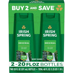 Irish Spring original moisturizing body wash front view packaging