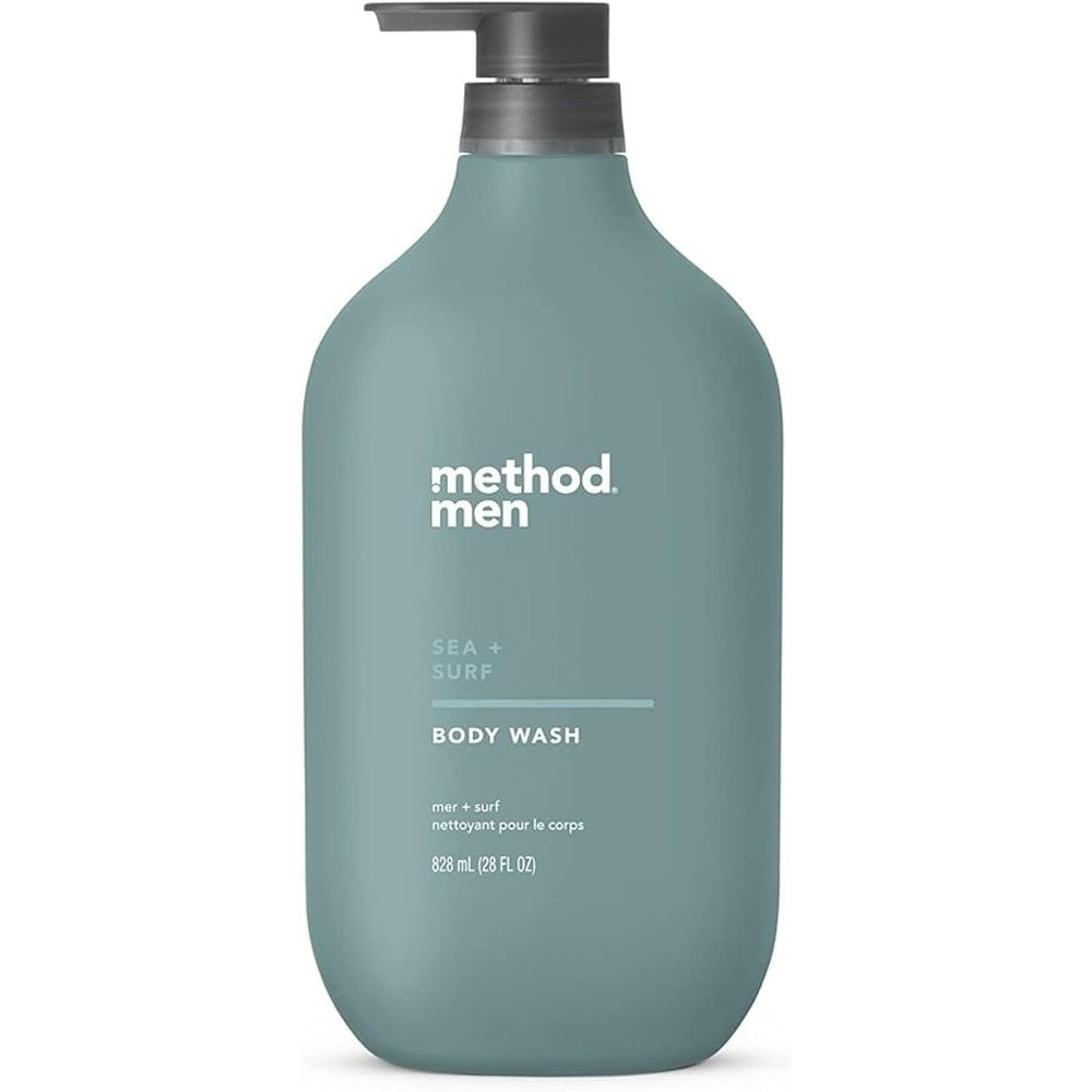 Method Men Sea and Surf body wash front view bottle