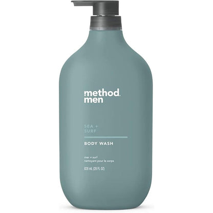 Method Men Sea and Surf body wash front view bottle