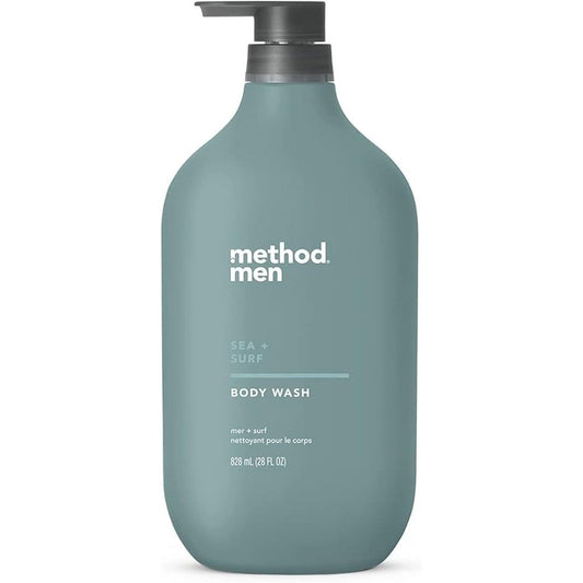 Method Men Sea and Surf body wash front view bottle