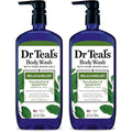 Dr. Teal's Relax and Relief body wash front view featuring eucalyptus and spearmint design.