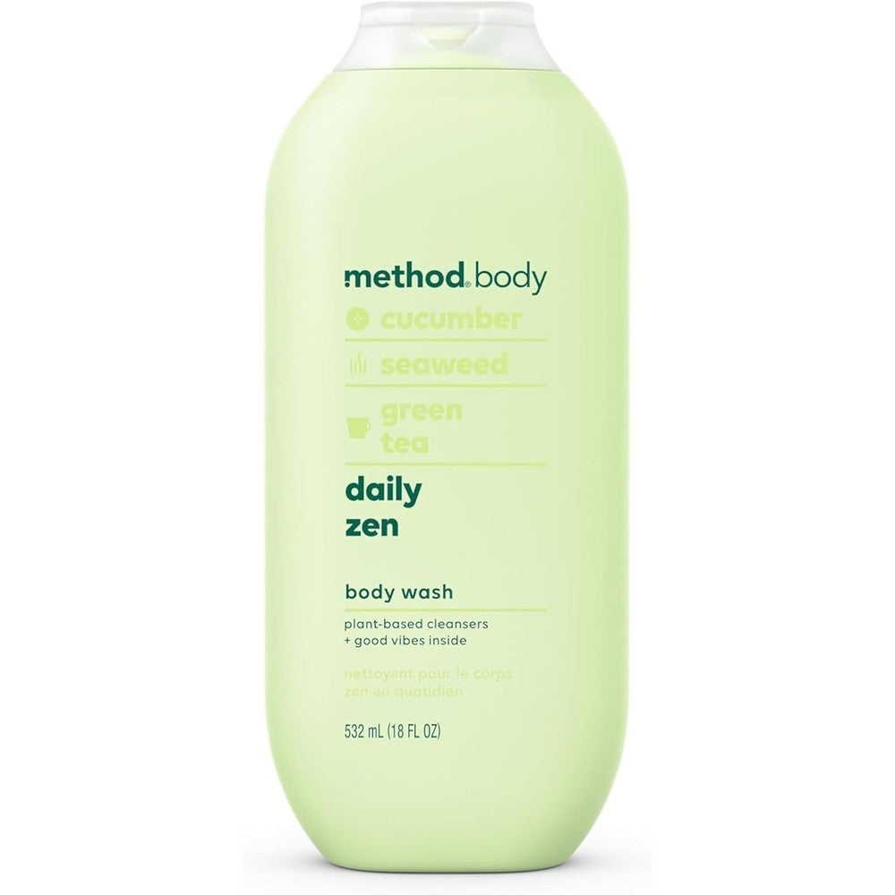 Method Daily Zen Body Wash front view bottle