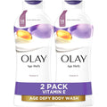 Olay Body Wash For Women Age Defying With Vitamin E front view bottle packaging