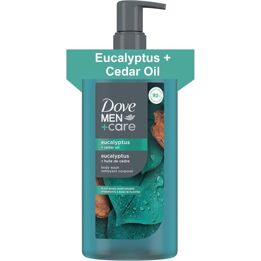 Dista USA Dove Men Plus Care Eucalyptus and Cedar Oil body wash front view