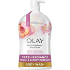 Olay Fresh Radiance body wash front view bottle