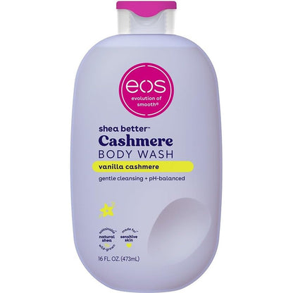 Eos Vanilla Cashmere Moisturizing Body Wash front bottle view