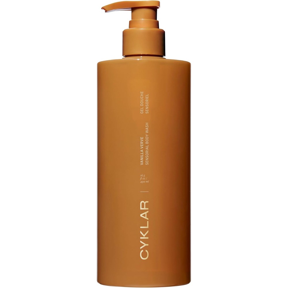CYKLAR Sensorial Body Wash 16.5 Fl Oz bottle with minimalist luxury design