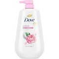 Dove Renewing Peony and Rose Oil Body Wash front view pump bottle
