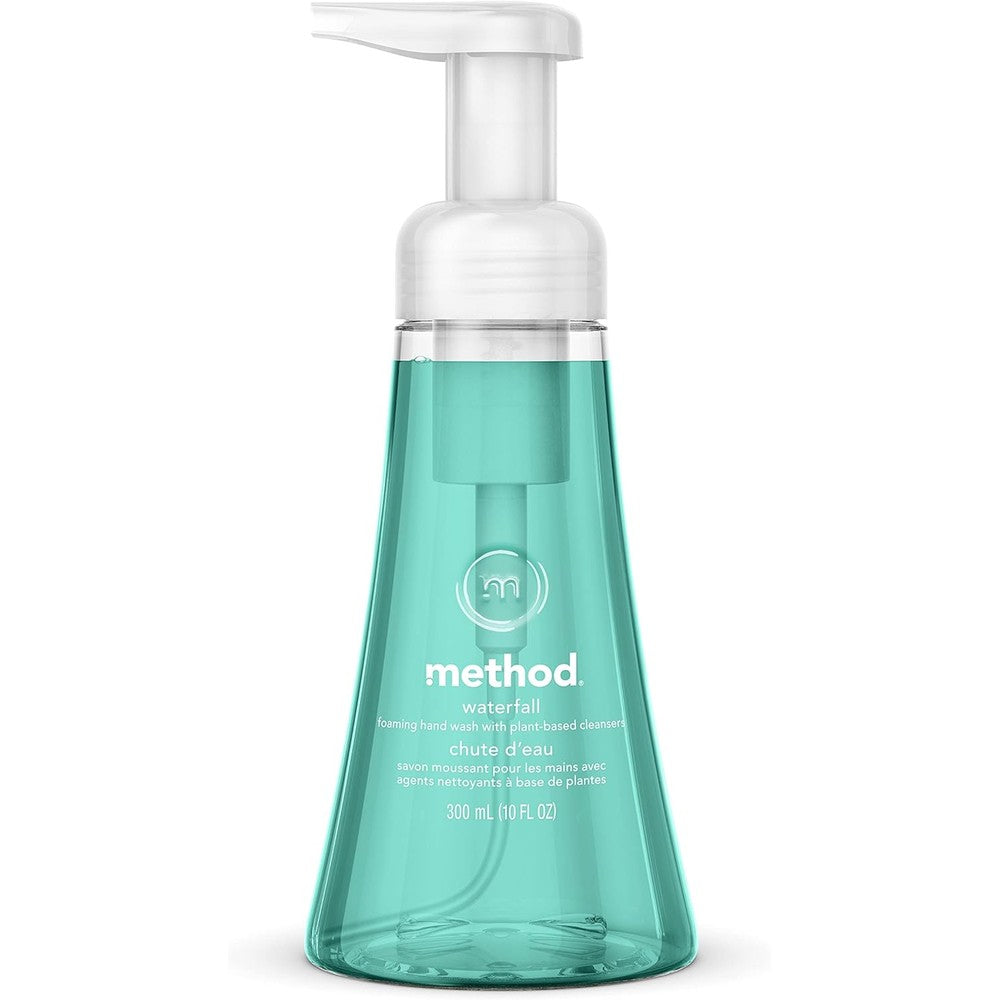 Method Foaming Hand Soap Waterfall front view bottle with pump