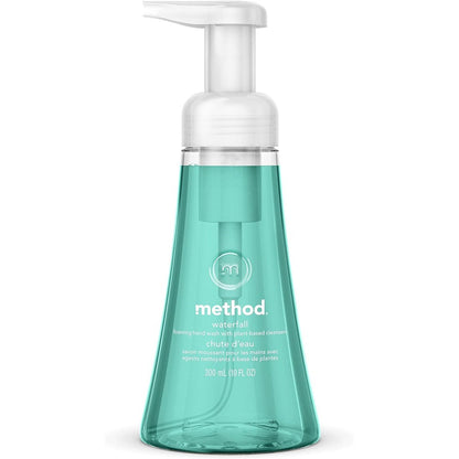 Method Foaming Hand Soap Waterfall front view bottle with pump